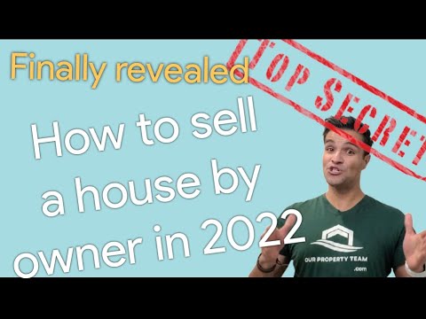 How to sell a house by owner in 2022