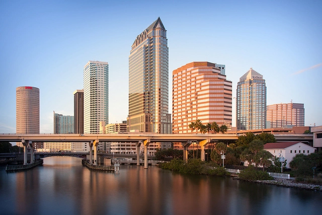 skyline downtown Tampa