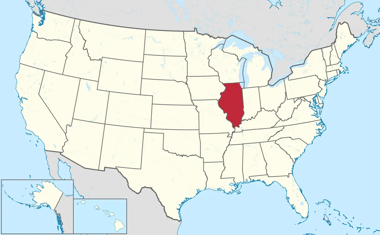 Illinois map