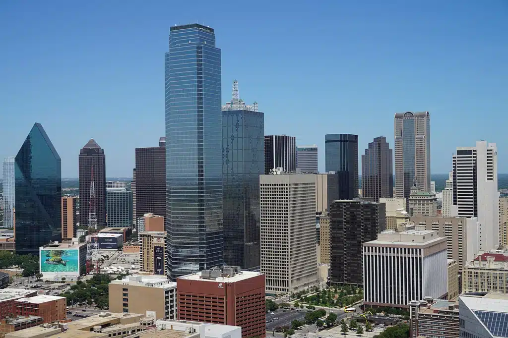 Downtown Dallas skyline