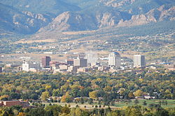 Colorado Springs skyline