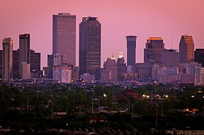 New Orleans downtown skyline