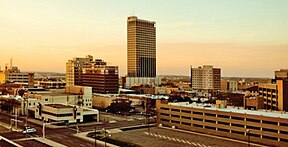 downtown Amarillo, Texas skyline