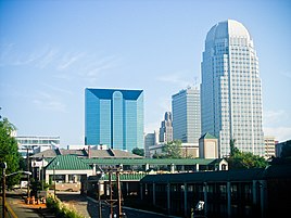 downtown Winston-Salem skyline