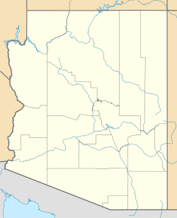 map of Arizona with Peoria pinned