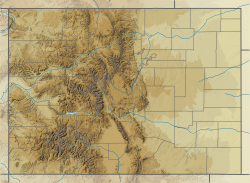 map of Colorado with Aurora highlighted