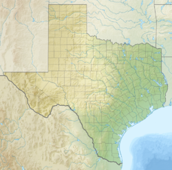 map of Texas with Garland highlighted