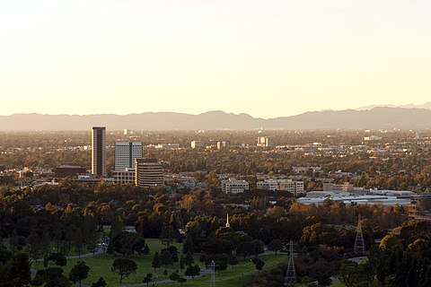 Burbank, California skyline