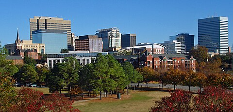 Columbia South Carolina skyline