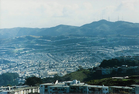 Daly City, California skyline