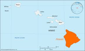 Hawaii highlighted on map